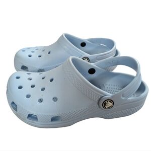 Crocs Kids Classic Unisex Blue Clogs Size J2